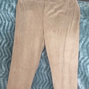 Suede leggings